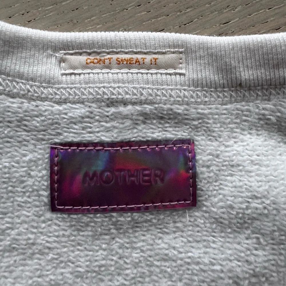 MOTHER White Cotton Sweatshirt | The Concert crew L